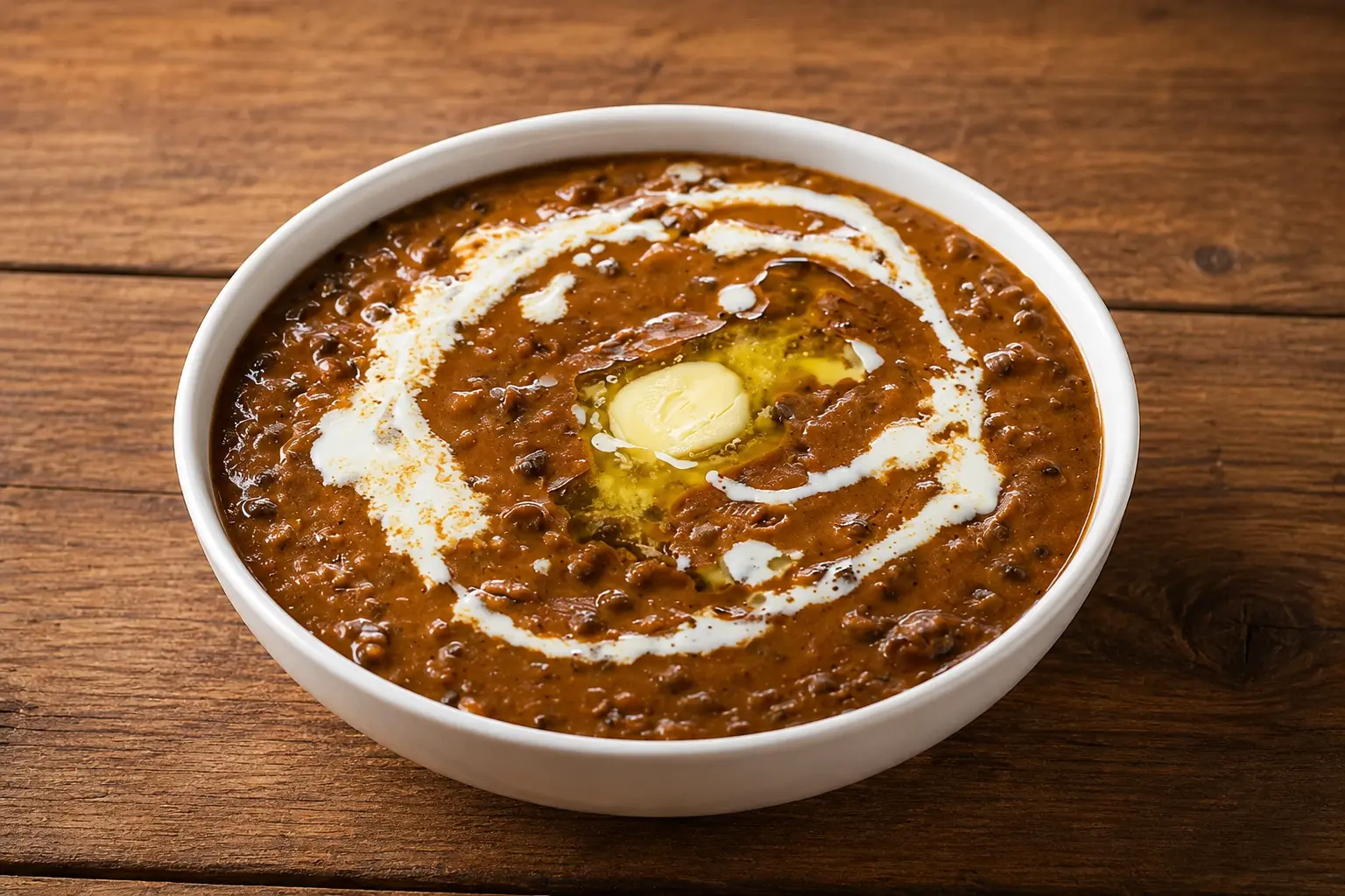 Dal makhani at Copper Chimney Winnipeg – slow-cooked black lentils in buttery spiced sauce